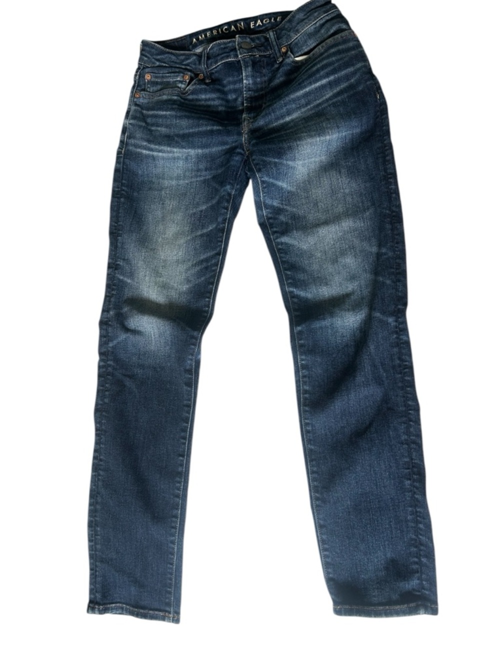 American Eagle Outfitters Men's Indigo Slim Straight Jeans